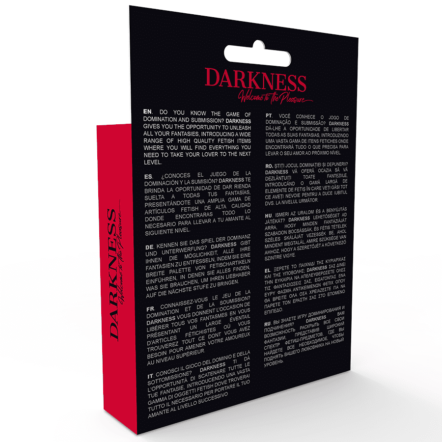 CINTURA CON FORO PER GIOCHI BDSM DARKNESS TAGLIA UNICA