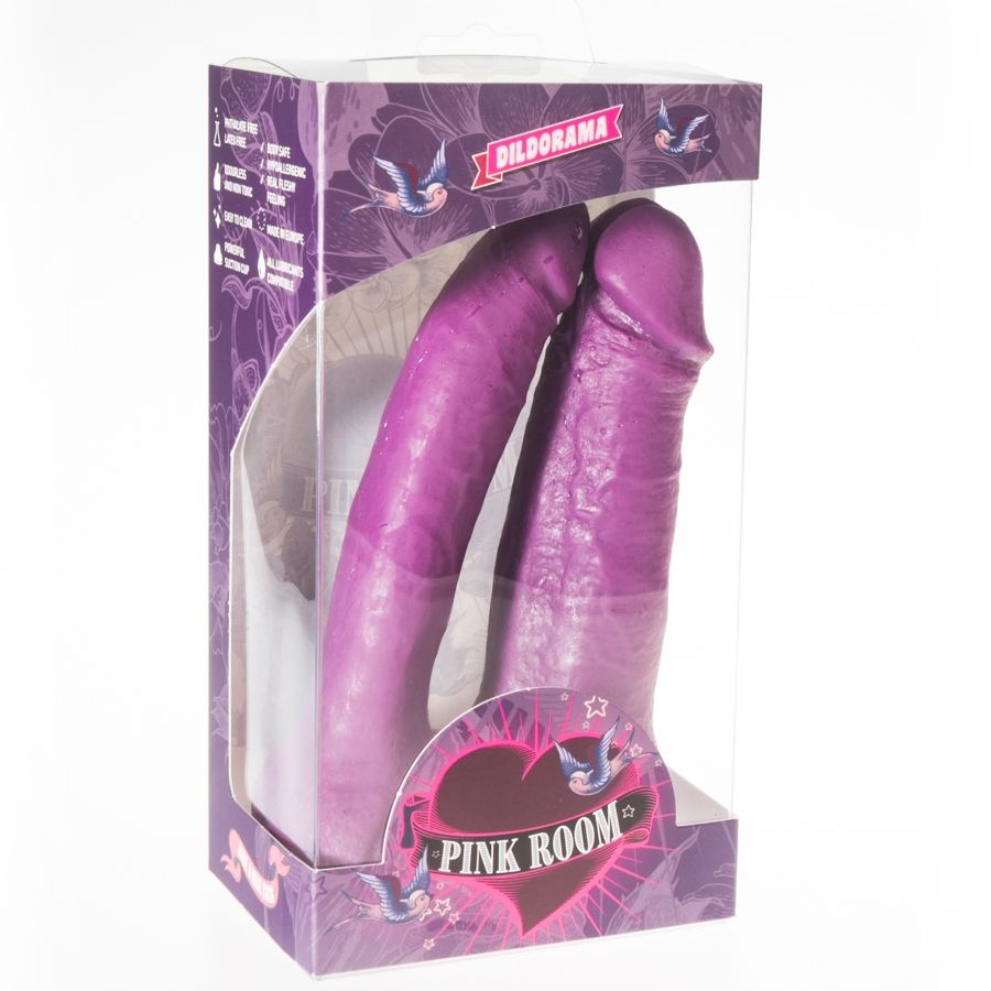 CAMERA ROSA ARTHUS DILDO REALISTICO VIOLA 17CM / 15,5CM