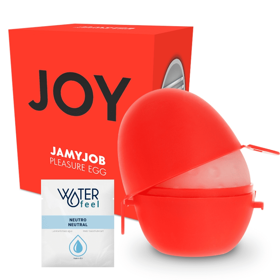 MASTURBATORE UOVO JAMYJOB MASTURBATORE UOVO COLORE ROSSO