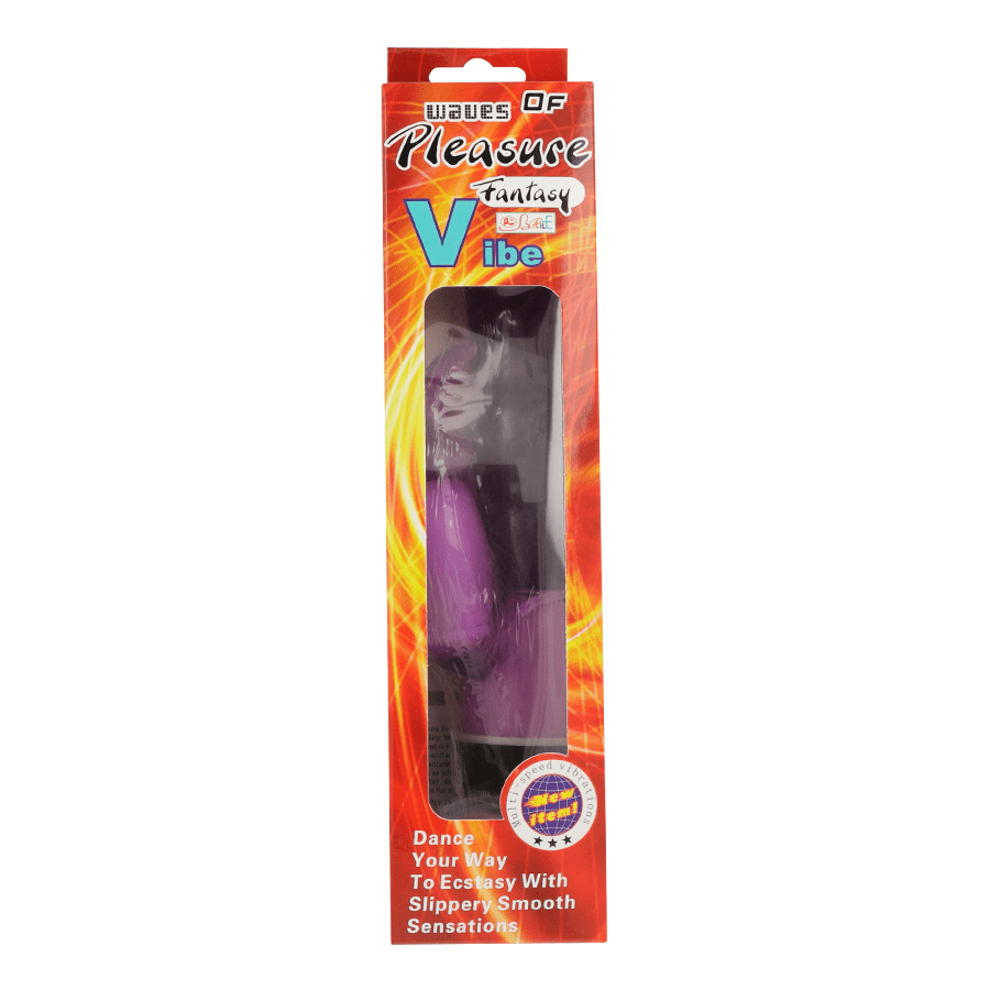 VIBRATORE CON RABBIT COLORE LILLA 23CM WAVES OF PLEASURE FANTASY