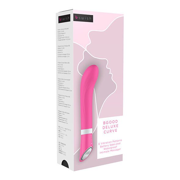 VIBRATORE B GOOD DELUXE CURVE - B SWISH - ROSA