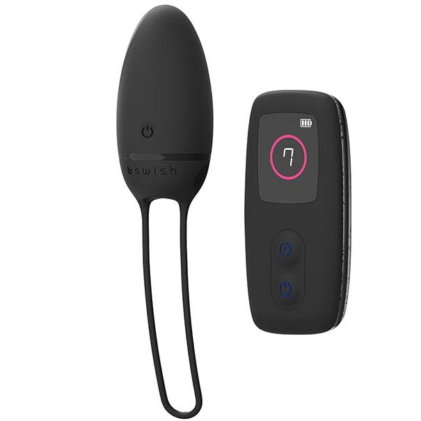 VIBRATORE CON TELECOMANDO BNAUGHTY PREMIUM UNLEASHED BSWISH - NERO