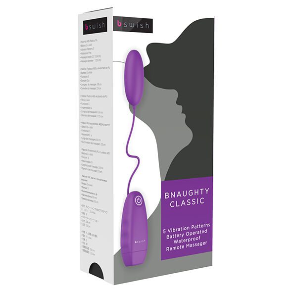 VIBRATORE B SWISH BNAUGHTY CLASSIC - VIOLA