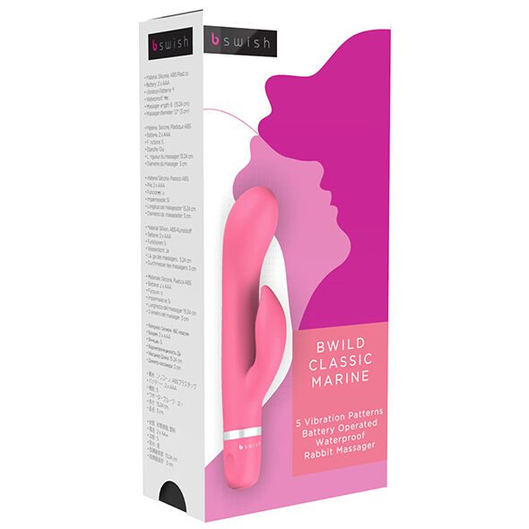 VIBRATORE B SWISH - BWILD CLASSIC MARINE RABBIT - GUAVA