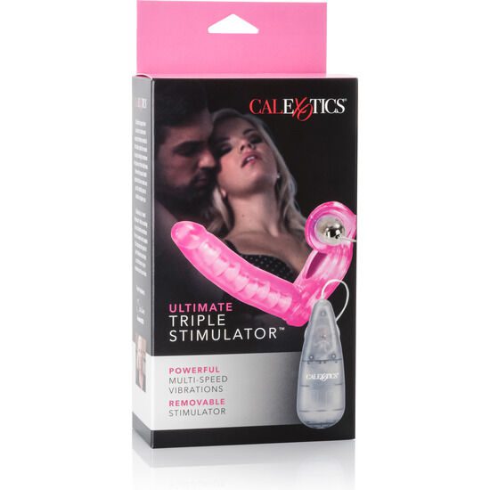 TRIPLO STIMOLATORE CALEX - COLORE FUCSIA