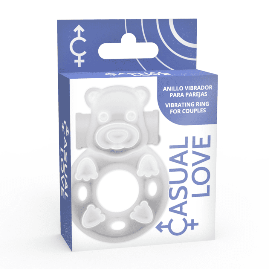 CASUAL LOVE 26 ANELLO VIBRATORE CONIGLIETTO TRASPARENTE