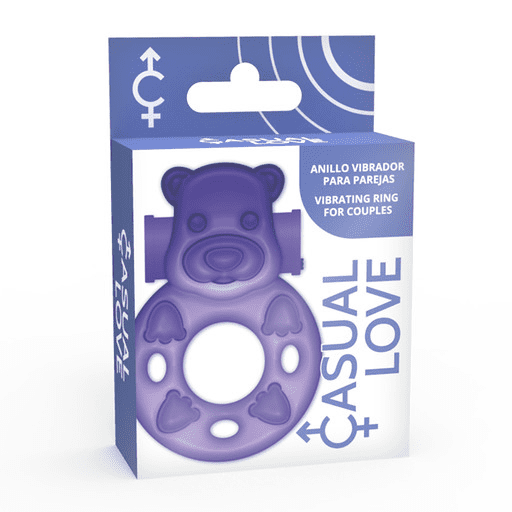 ANELLO VIBRATORE CASUAL LOVE 26 LILLA CONIGLIETTO
