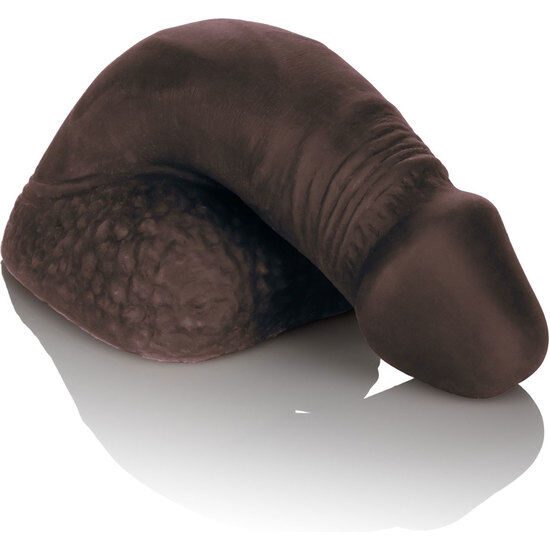 DILDO IN SILICONE PER STRAP-ON 12,75 CM COLOR MARRONE SCURO - CALEX