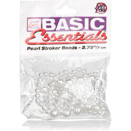 GUAINA PER PENE CON PERLE CALEX BASIC ESSENTIALS - GRANDE