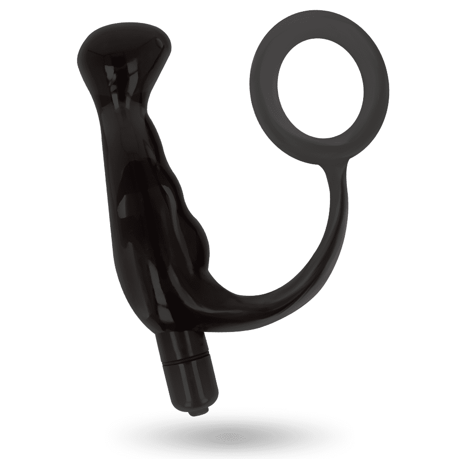 STIMOLATORE PROSTATICO ADDICTED - NERO 10 CM