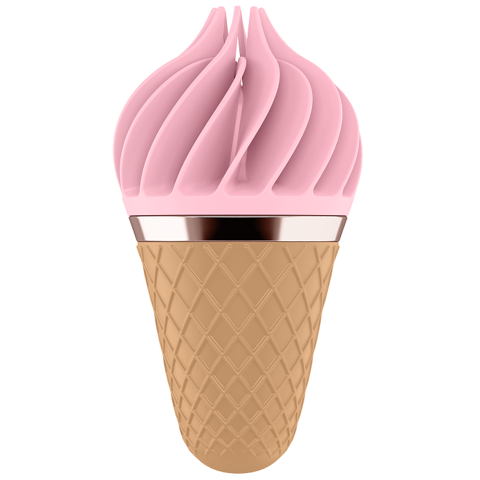 STIMOLATORE CLITORIDEO SATISFYER - MARRONE E ROSA