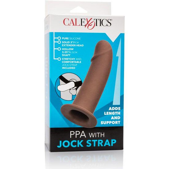 IMBRACATURA CAVA CALEX PPA CON CINTURINO JOCK MARRONE