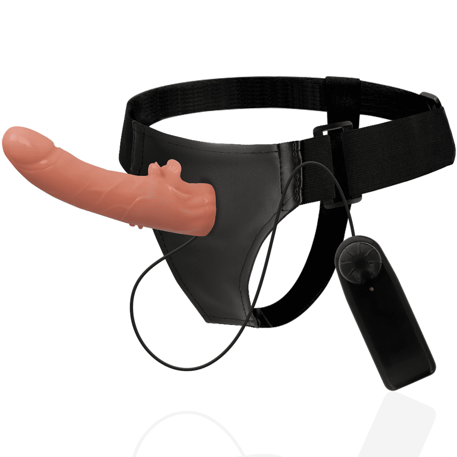 CINTURINO CON VIBRATORE HARNESS ATTRACTION HECTOR DIMENSIONI 20 X 3.5CM