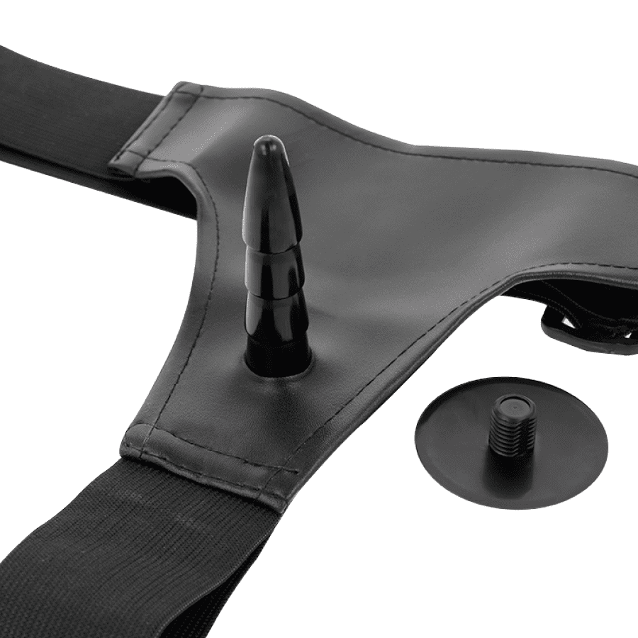 IMBRACATURA CON DILDO CAVO HARNESS ATTRACTION ARTICULABLE  22.5 X 4.5CM
