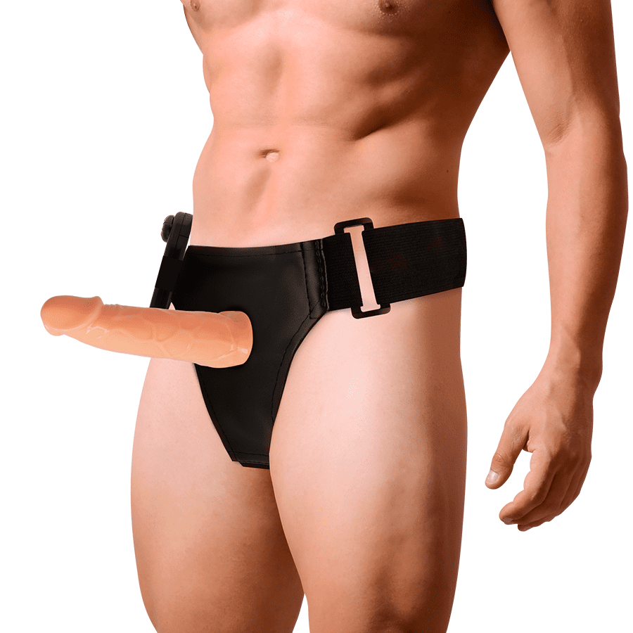 IMBRACATURA CAVA HARNESS ATTRACTION WILLIAM CON VIBRATORE 7 X 4.5CM