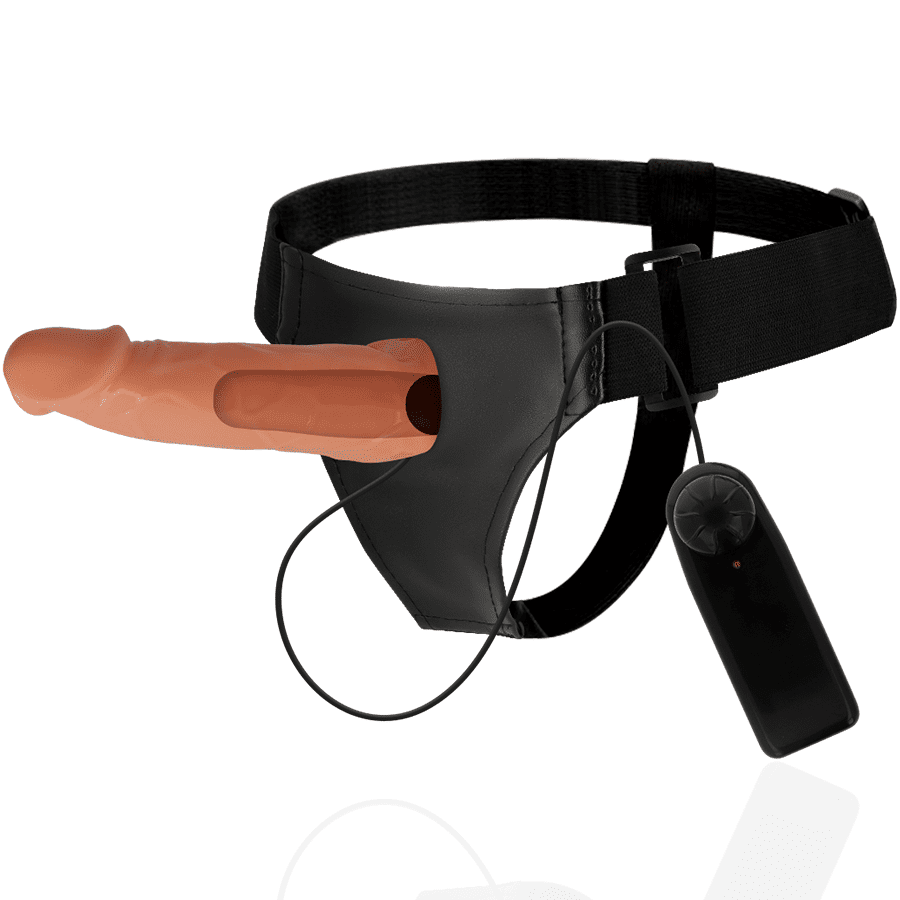 IMBRACATURA CAVA HARNESS ATTRACTION WILLIAM CON VIBRATORE 7 X 4.5CM