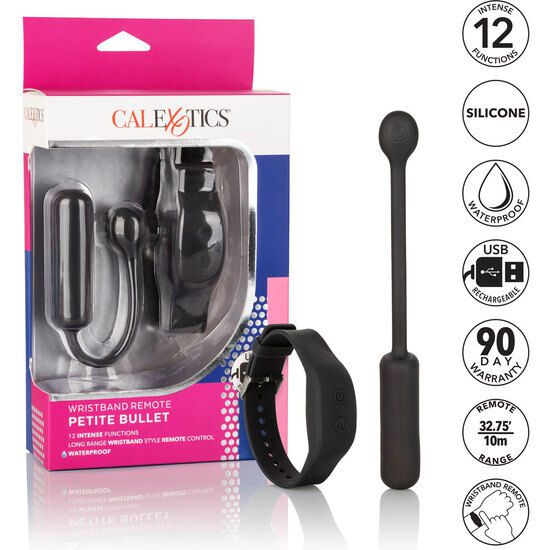 MINI VIBRATORE CON TELECOMANDO DA POLSO CALEX