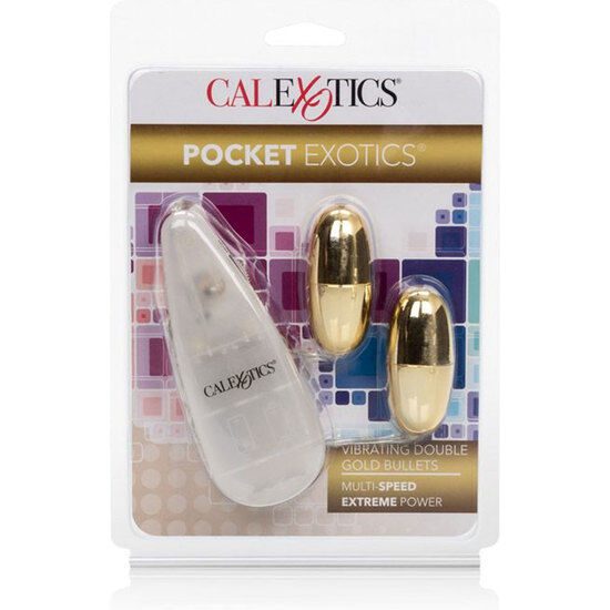 DOPPIO VIBRATORE CALEX GOLD DUO