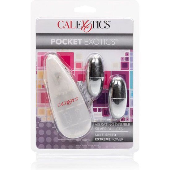 SET 2 VIBRATORI CALEX SILVER DUO