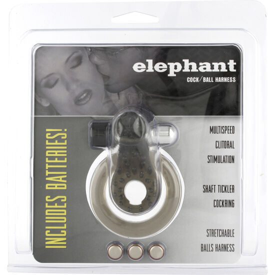 ANELLO VIBRANTE PER PENE E TESTICOLI CON STIMOLATORE CLITORIDE SEVENCREATIONS
