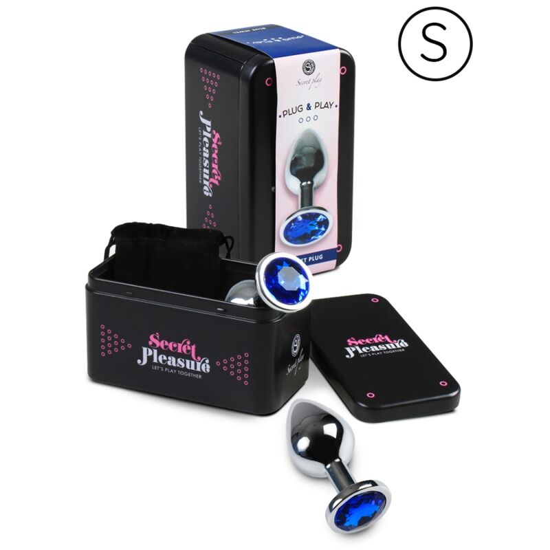 PLUG ANALE SMALL SECRETPLAY - BLU