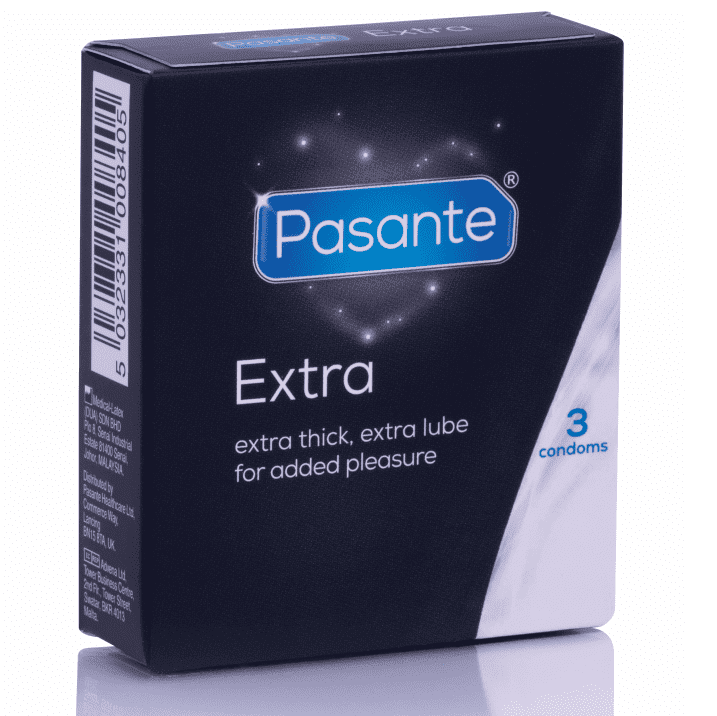 PASANTE EXTRA PRESERVATIVO EXTRA GRUESOS 3  UNIDADES