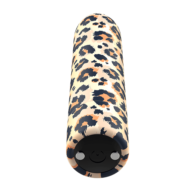 VIBRATORE RICARICABILE 10 LIVELLI DISEGNO LEOPARDO