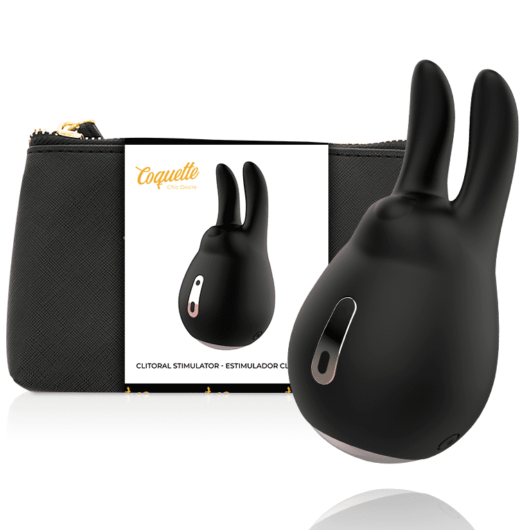 STIMOLATORE CLITORIDEO COQUETTE CHIC DESIRE NERO/ORO