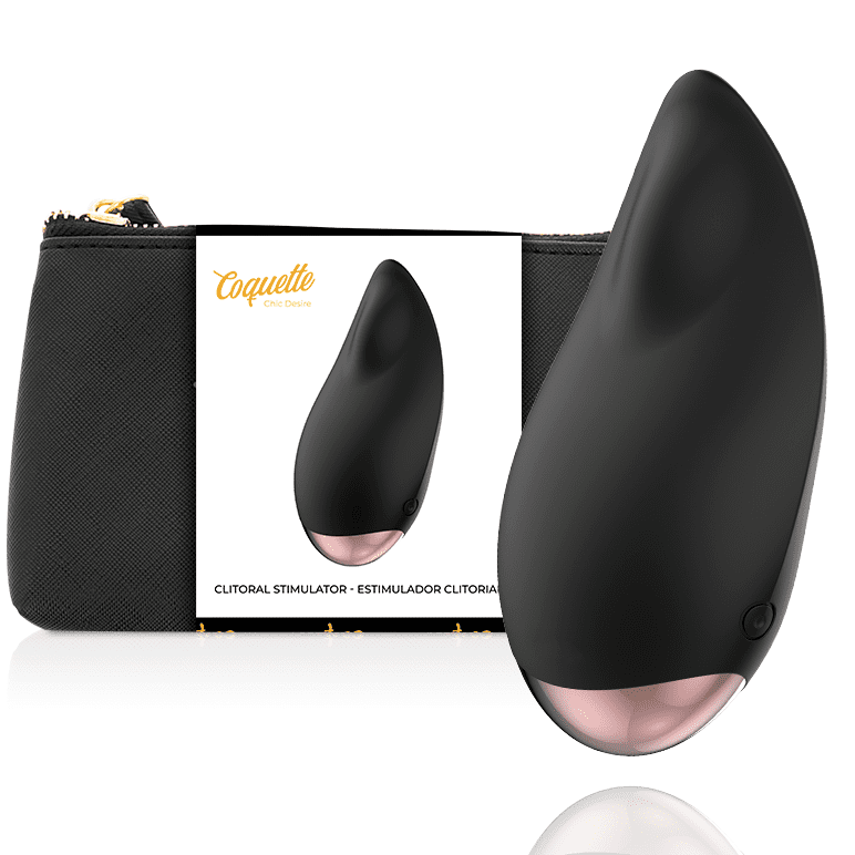 STIMOLATORE CLITORIDEO COQUETTE CHIC DESIRE NERO/ORO