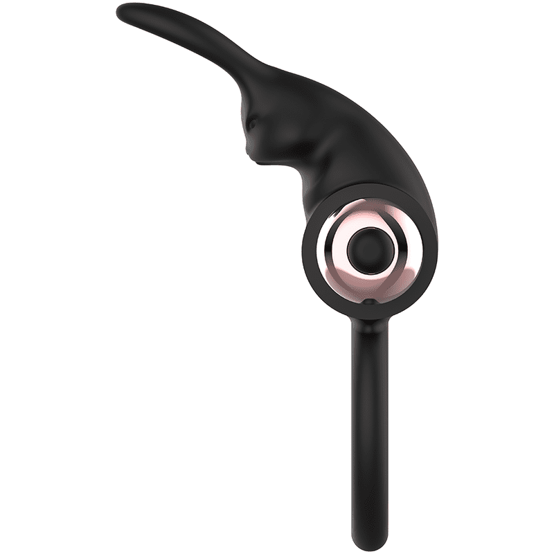 ANELLO PENE COQUETTE CHIC DESIRE CON VIBRATORE NERO/ORO