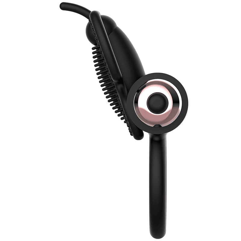 ANELLO PENE COQUETTE CHIC DESIRE FARFALLA CON VIBRATORE NERO/ORO