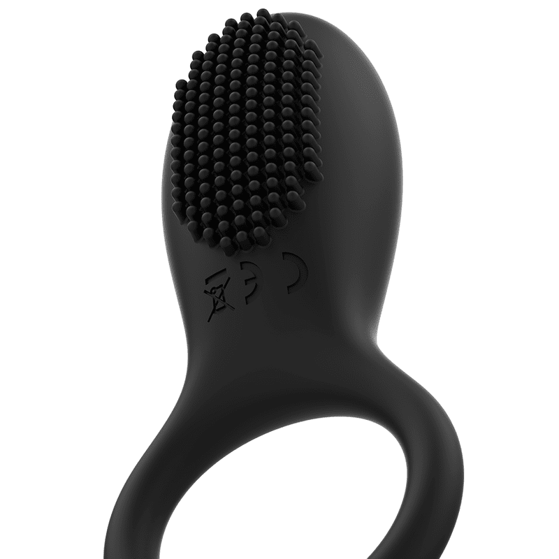ANELLO IN SILICONE VIBRANTE PER PENE CON TELECOMANDO RICARICABILE COQUETTE CHIC DESIRE - NERO/ORO