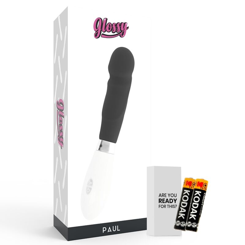 VIBRATORE NERO GLOSSY PAUL