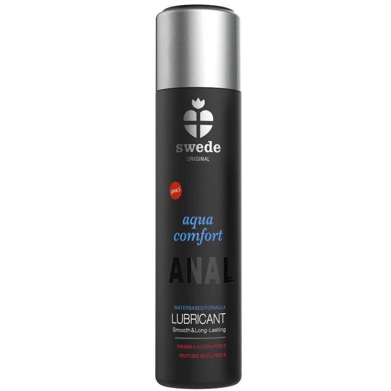 SWEDE AQUA COMFORT LUBRICANTE ANALE BASE AGUA 120 ML