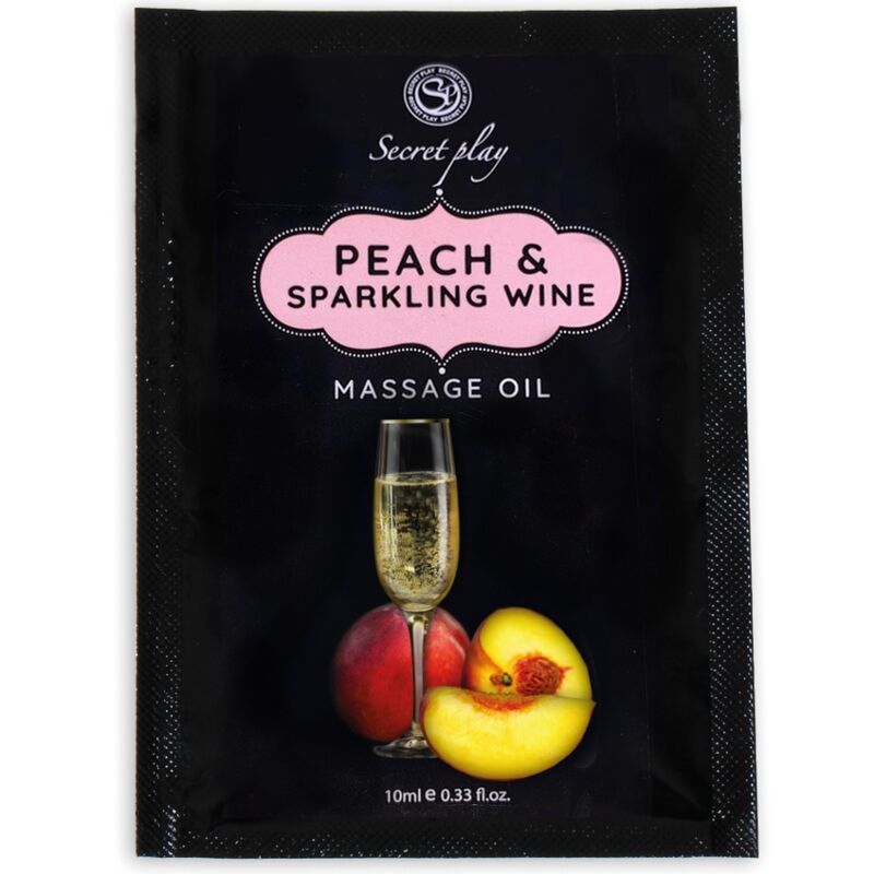 SECRETPLAY OLIO DA MASSAGGIO MONODOSE MELOCOT NY CAVA 10 ML