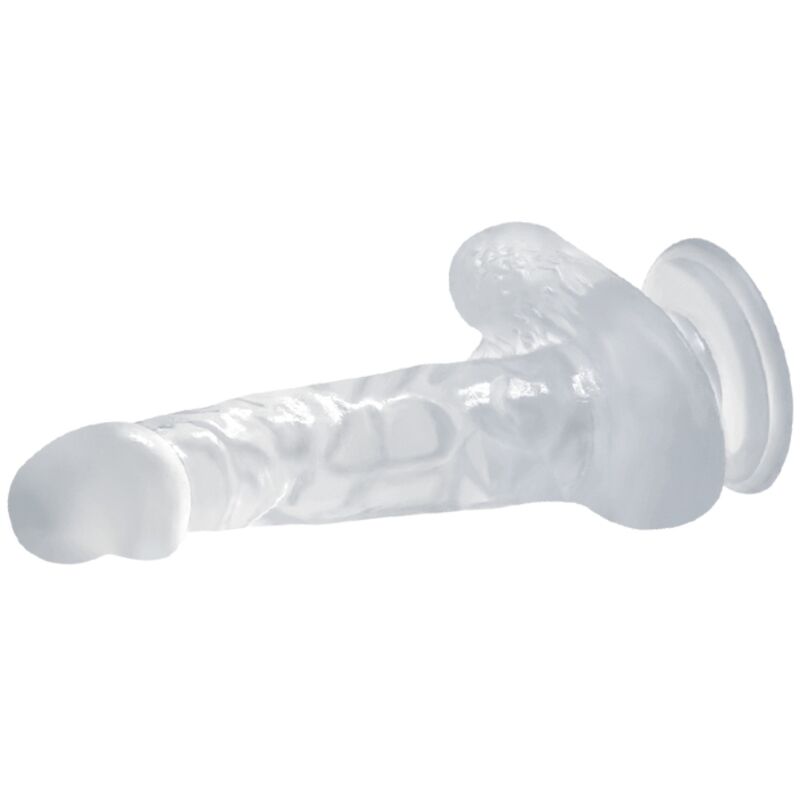 DILDO REALISTICO CON VENTOSA BAILE 16.7 CM TRASPARENTE