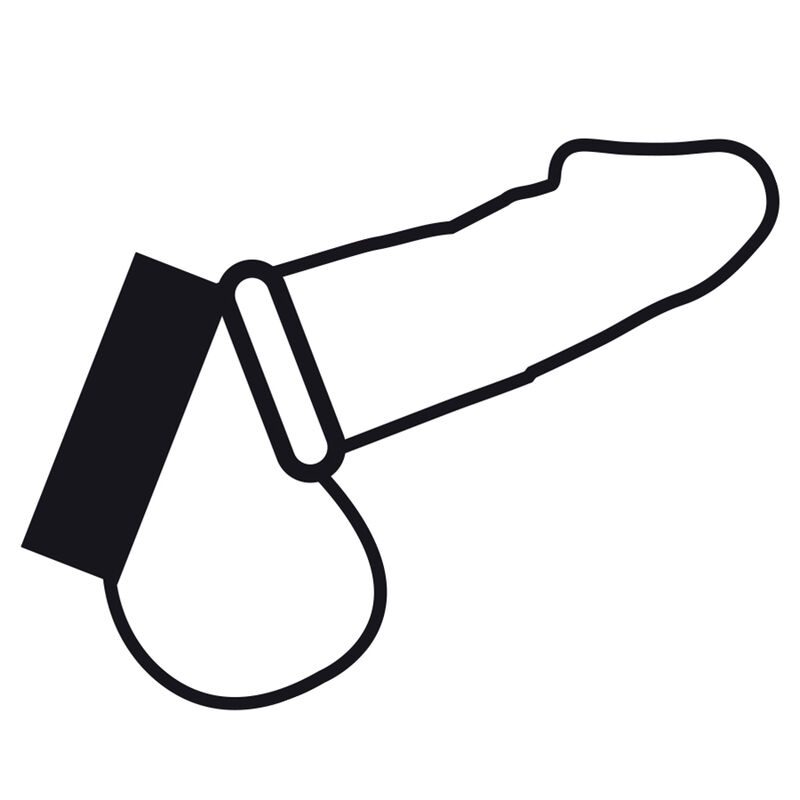 ANELLO FALLICO PENE E TESTICOLI DARKNESS METAL RING