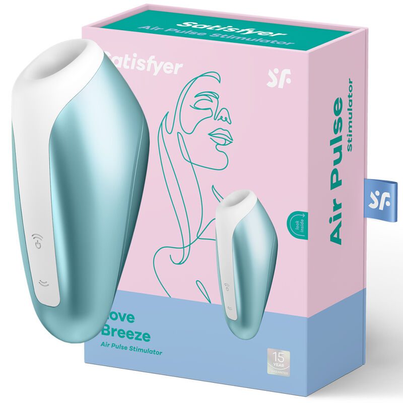 STIMOLATORE AD ARIA SATISFYER LOVE BREEZE - ICE BLUE