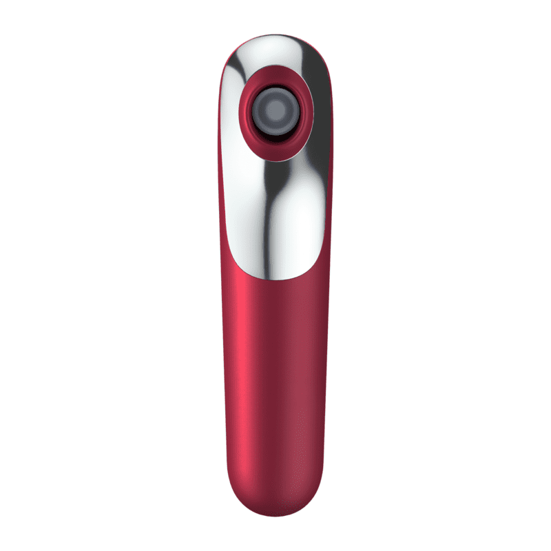 VIBRATORE E STIMOLATORE AD ARIA SATISFYER DUAL LOVE ROSSO