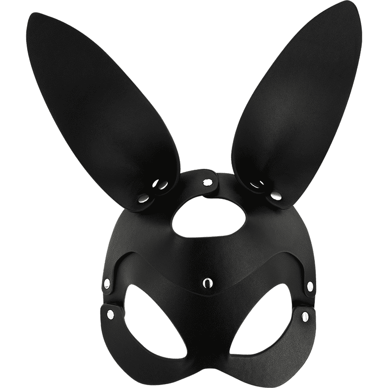 MASCHERA COQUETTE CHIC DESIRE VEGAN IN PELLE CON ORECCHIE DA CONIGLIO