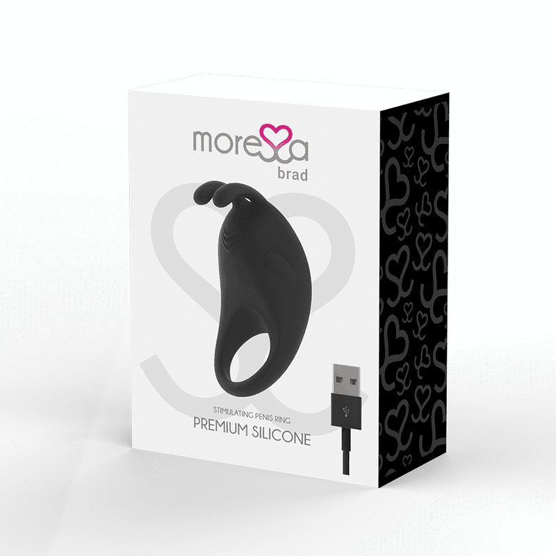 MORESSA BRAD PREMIUM SILICONE RICARICABILE NERO