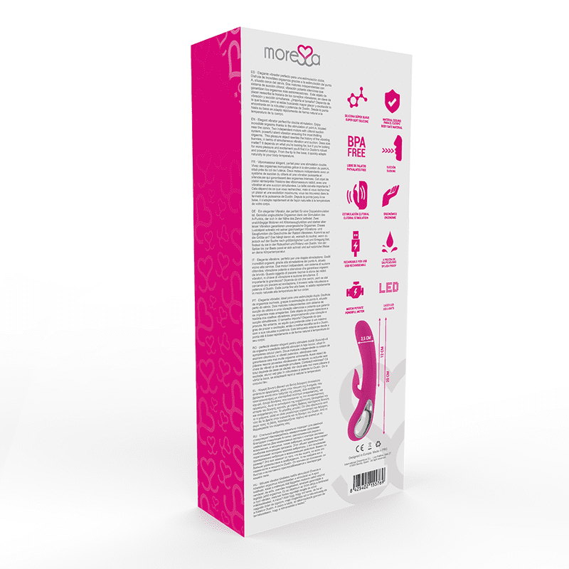 MORESSA DUSTIN PREMIUM SILICONE RICARICABILE