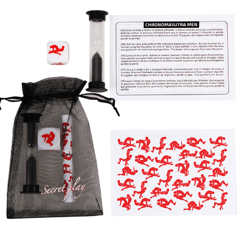 KIT PER GIOCO GAY SECRET PLAY CHRONOMASUTRA - ES/EN/IT/PT/FR