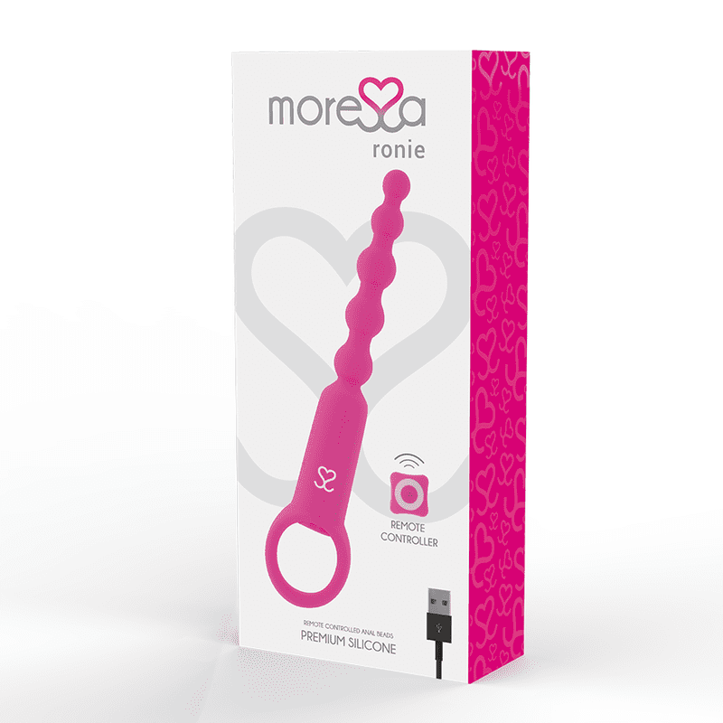 VIBRATORE TELECOMANDATO MORESSA RONIE ANAL PLEASURE - ROSA