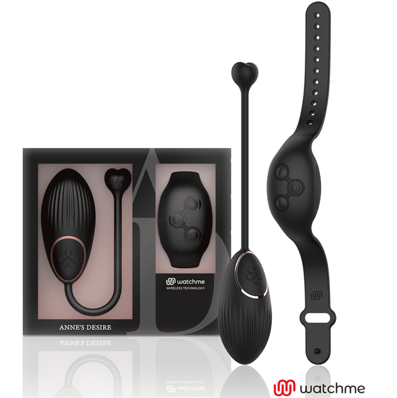 VIBRATORE STIMOLATORE CON TECNOLOGIA WIRELESS WATCHME BLACK