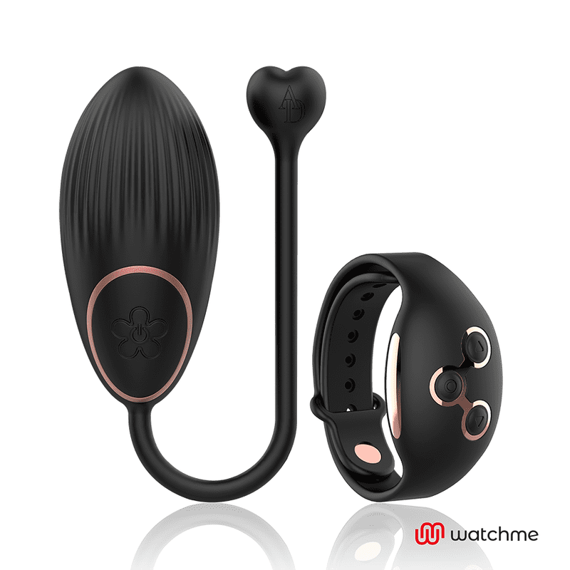 VIBRATORE STIMOLATORE CON TECNOLOGIA WIRELESS WATCHME - BLACK/GOLD