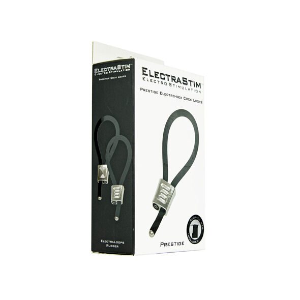 2 ANELLI IN GOMMA CONDUTTIVA ELECTRASTIM ELECTRALOOPS PRESTIGE SILVER