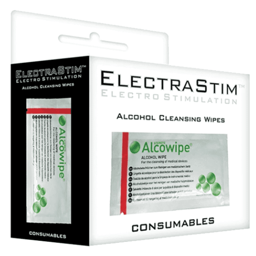 SALVIETTE IGIENIZZANTI PER SEX TOYS ELECTRASTIM - 10 UNITA