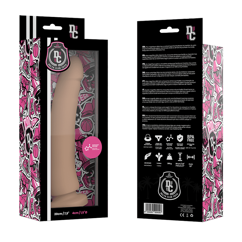 DELTA CLUB TOYS DILDO NATURALE IN SILICONE MEDICO 20 X 4 CM