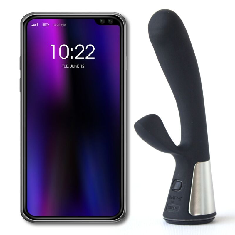 VIBRATORE INTERATTIVO CON APP CONTROLLO REMOTO - KIIROO OHMIBOD FUSE - NERO